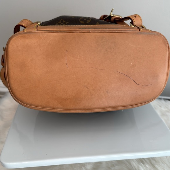 💯 Authentic Louis Vuitton Monogram Montsouris MM W/ Dust Bag - Picture 13 of 16